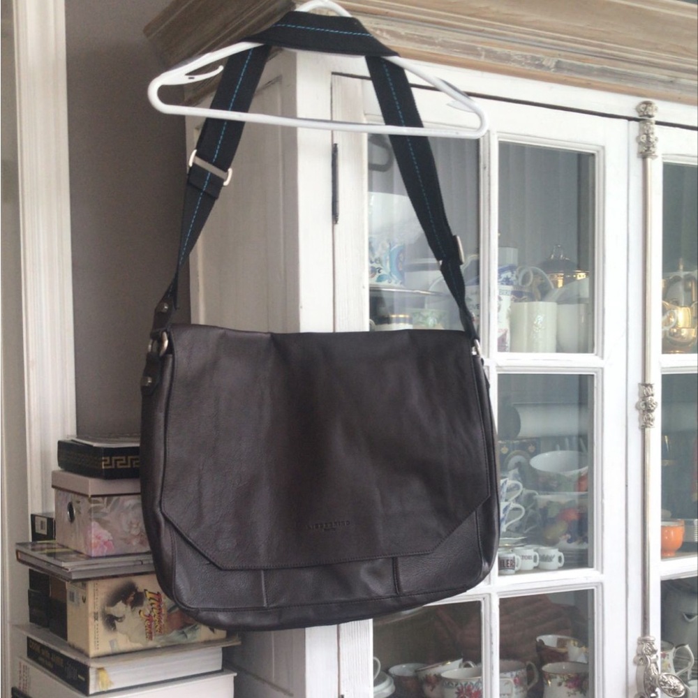 LIEBESKIND BERLIN Brown Leather Business Bag